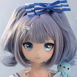 CPDOLL 156cm A-cup P3 Head Makeup ① Full Silicone Doll Anime Sex Doll Pink Bunny Outfit