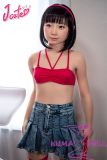 J-cute Doll 133cm AA-cup AGD29 Head Sex Doll Full Silicone Material Flute Pose