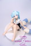 XYGO 148cm A-cup Niya Full Silicone Doll Anime Doll Mint Green Hair