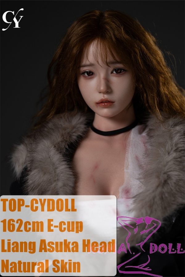 TOP-CYDOLL 162cm E-Cup Liang Head Full Silicone Doll in Battle Damaged Outfit