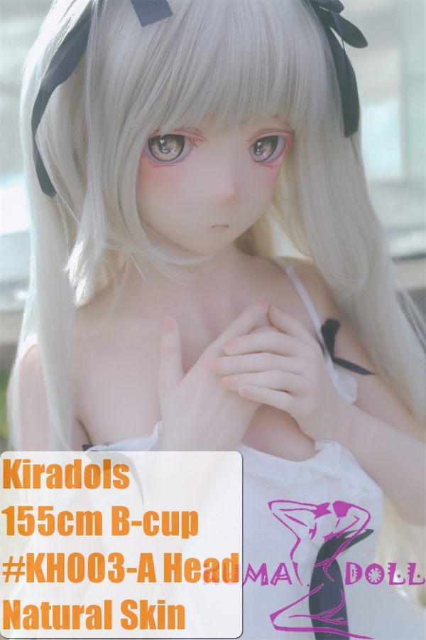 Kiradols 155cm B-cup #KH003-A Tsumugi Head Full Silicone Doll Anime Doll in White Dress