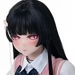 Kiradols 155cm B-cup #KH003-A Tsumugi Head Full Silicone Doll Anime Doll in White Dress