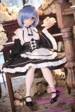 AME DOLL 125cm B-cup AME201 Head Anime Doll Full Silicone Doll Rem Cosplay from Re:Zero− Starting Life in Another World