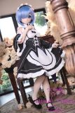 AME DOLL 125cm B-cup AME201 Head Anime Doll Full Silicone Doll Rem Cosplay from Re:Zero− Starting Life in Another World