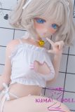 AME DOLL 125cm B-cup AME203 Head Anime Doll Full Silicone Doll in White Shorts