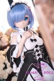 AME DOLL 125cm B-cup AME201 Head Anime Doll Full Silicone Doll Rem Cosplay from Re:Zero− Starting Life in Another World