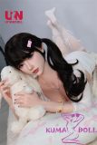UNEEDOLL 158cm E-cup Aria (胧月) Head Eye Opening Closing Veision Full Silicone Doll Real Skin Texture With Twin Ponytails Customized Eyes