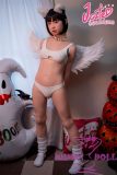 J-cute Doll 153cm B-cup AGE02 Head AIO Full Silicone Love Doll in Halloween Costume
