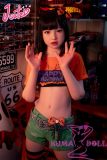 J-cute doll 137cm A-cup AGD26 Head Sex Doll Full Silicone Material in Halloween Homewear