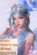 CPDOLL 155cm C-cup C8 Head Full Silicone Doll Real Skin Texture Handmade Eyeballs in Blue Fairy Costume