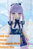 MW Girl Anime Sex Doll 85cm Shuanghua Head
