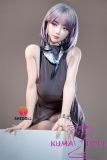 SHEDOLL 161cm E-cup 绯雪 Feixue Head Sex Doll Body Material Customizable in Gray Dress
