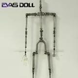 Evasdoll 169cm I-cup Ruohanyi Head Full Silicone Life-size Sex Doll in Black Mini Dress