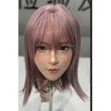 Evasdoll 169cm I-cup Ruohanyi Head Full Silicone Life-size Sex Doll in Black Mini Dress