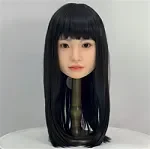 J-cute Doll Full Silicone Love Doll 149cm/4ft9 A-cup with Silicone Head AGD40 in Yellow Top