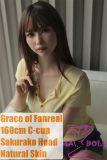 GRACE OF FANREAL 160cm C-Cup Sakurako full silicone doll with actress makeup