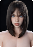 Firefly Diary 165cm C-cup Mary Head Full Silicone Sex Doll With Body Make-up in Red Dress