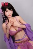 UNEEDOLL 165cm D-cup Elowen (初夏)  Head Close Eye Vision Full Silicone Doll Real Skin Texture in Purple Belly Dance Costume