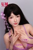 UNEEDOLL 165cm D-cup Elowen (初夏)  Head Close Eye Vision Full Silicone Doll Real Skin Texture in Purple Belly Dance Costume