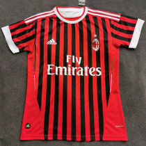 2011/12 AC Milan Home Retro Soccer Jersey