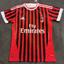 2011/12 AC Milan Home Retro Soccer Jersey