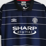 1999/00 M Utd Away Retro Soccer Jersey