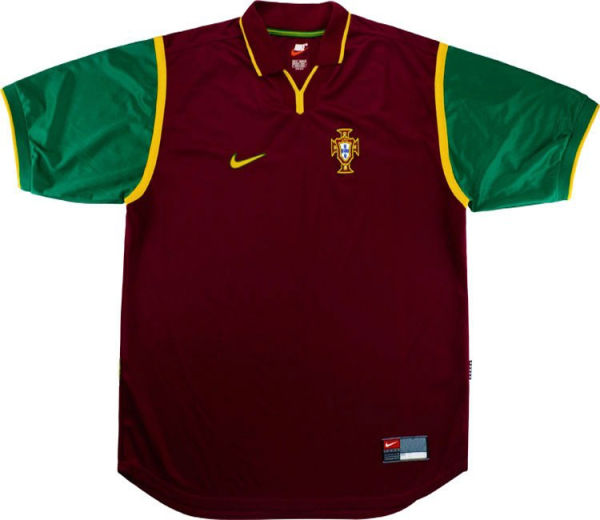 1998/99 Portugal Home Retro Soccer Jersey