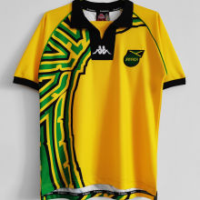 1998 JAMAICA Home Yellow Retro Soccer Jersey