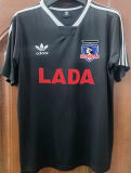 1991 Colo-Colo Away Black Retro Soccer Jersey