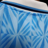 1991-1992 Lazio Home Blue Retro Soccer Jersey