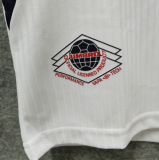 1998 England Home White Retro Soccer Jersey