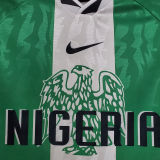 1996 Nigeria Home Green Retro Soccer Jersey