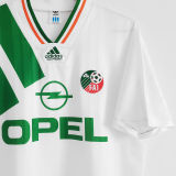 1992/94 Ireland Away White Retro Soccer Jersey