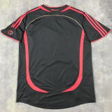2006/07 AC Milan Away Black Retro Soccer Jersey