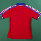 1996 Czech Home Red Retro Soccer Jersey