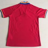 1994 România Red Retro Soccer Jersey