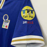 1996 Italy Home Blue Retro Soccer Jersey