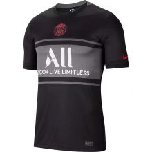 2021/22 PSG 1:1 Quality Third Black Fans Soccer Jersey