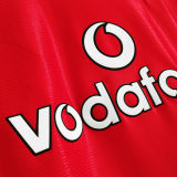 2000/02 M Utd Home Red Retro Soccer Jersey