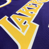 2021 LA Lakers Jordan James #23 Purple NBA Jerseys Hot Pressed