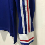 1998 France Home Long Sleeve Retro Soccer Jersey