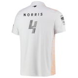 Mclaren F1 2021 White POLO T-shirt