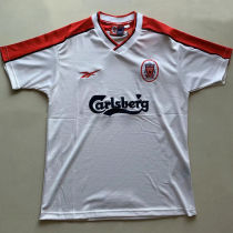 1998/99 LFC Away White Retro Soccer Jersey