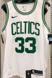 Celtics BIRD #33 White NBA Jerseys Hot Pressed