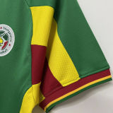 2002 Senegal Home Green Retro Soccer Jersey