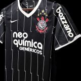 2011/12 Corinthians Black Retro Soccer Jersey