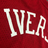 IVERSON # 3 76ers Red Mitchell Ness Retro Jerseys