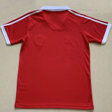 1980 M Utd Home Red Retro Soccer Jersey