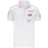 Mclaren F1 2021 White POLO T-shirt