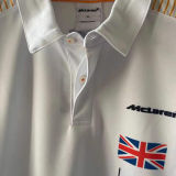 Mclaren F1 2021 White POLO T-shirt